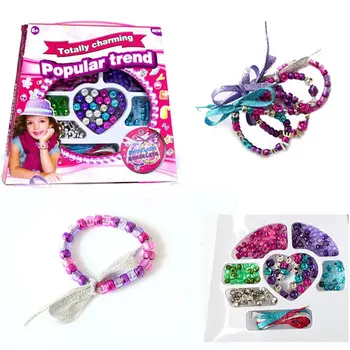 Fashion Toys For Girl Colorful Toy DIY Bracelet Toys Jewelry Making Kids Beads Set Educational 3D Puzzle Beads Toys Puzzle
Fashion Toys For Girl Colorful Toy DIY Bracelet Toys Jewelry Making Kids Beads Set Educational 3D Puzzle Beads Toys Puzzle