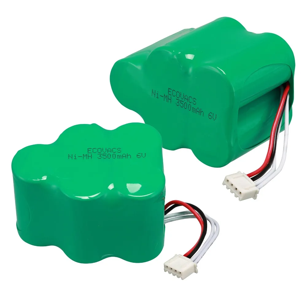 2Pieces Anmas Power NI-MH 6V 3500mAh Rechargeable Battery For Ecovacs 650/680/710/720/730/760/T71
2Pieces Anmas Power NI-MH 6V 3500mAh Rechargeable Battery For Ecovacs 650/680/710/720/730/760/T71