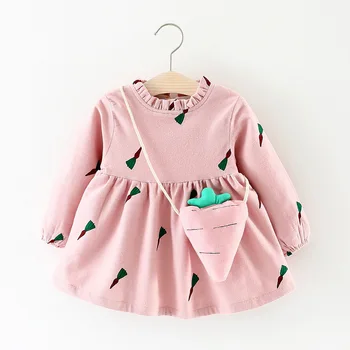2017 infant girls velvet warm princess dress child girl sweet radish long sleeved winter dresses coat jacket
2017 infant girls velvet warm princess dress child girl sweet radish long sleeved winter dresses coat jacket