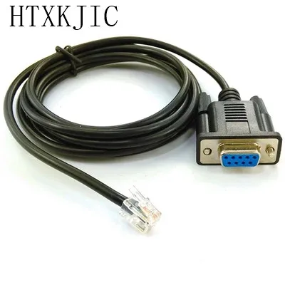 Соединительный кабель RS232 к RJ11 провод шнур линии черный 6p6c rj11 rj12 rj45 rj25 rj9 для