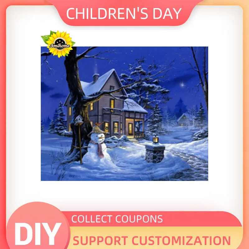 YIKELA Diamond Painting Snow House 5D Diy Full Square Accessory DIY Handmade Craft Cross Stitch Embroidery Home Wall Decor Kid
YIKELA Diamond Painting Snow House 5D Diy Full Square Accessory DIY Handmade Craft Cross Stitch Embroidery Home Wall Decor Kid
