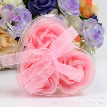 Hot Sale 20boxes Scented Bath Body Flower Soap Rose Petal in Heart Box Wedding Favor
Hot Sale 20boxes Scented Bath Body Flower Soap Rose Petal in Heart Box Wedding Favor