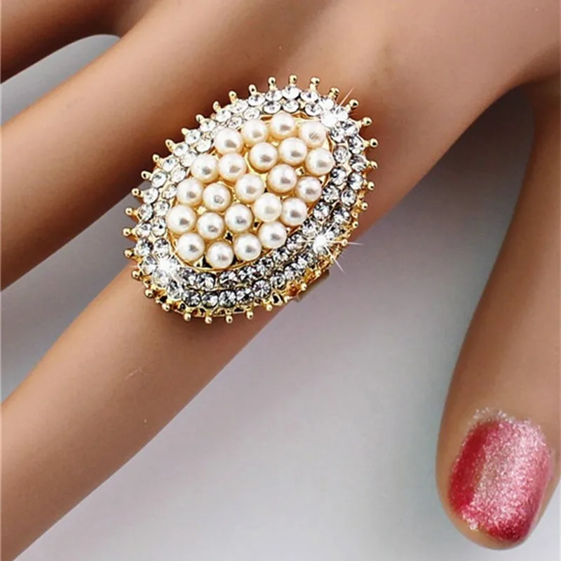 ZN 2019 Elegant Imitation Pearl Rings For Women Wedding Party Jewelry Gift Adjustable Size Women Engagement Ring
ZN 2019 Elegant Imitation Pearl Rings For Women Wedding Party Jewelry Gift Adjustable Size Women Engagement Ring
