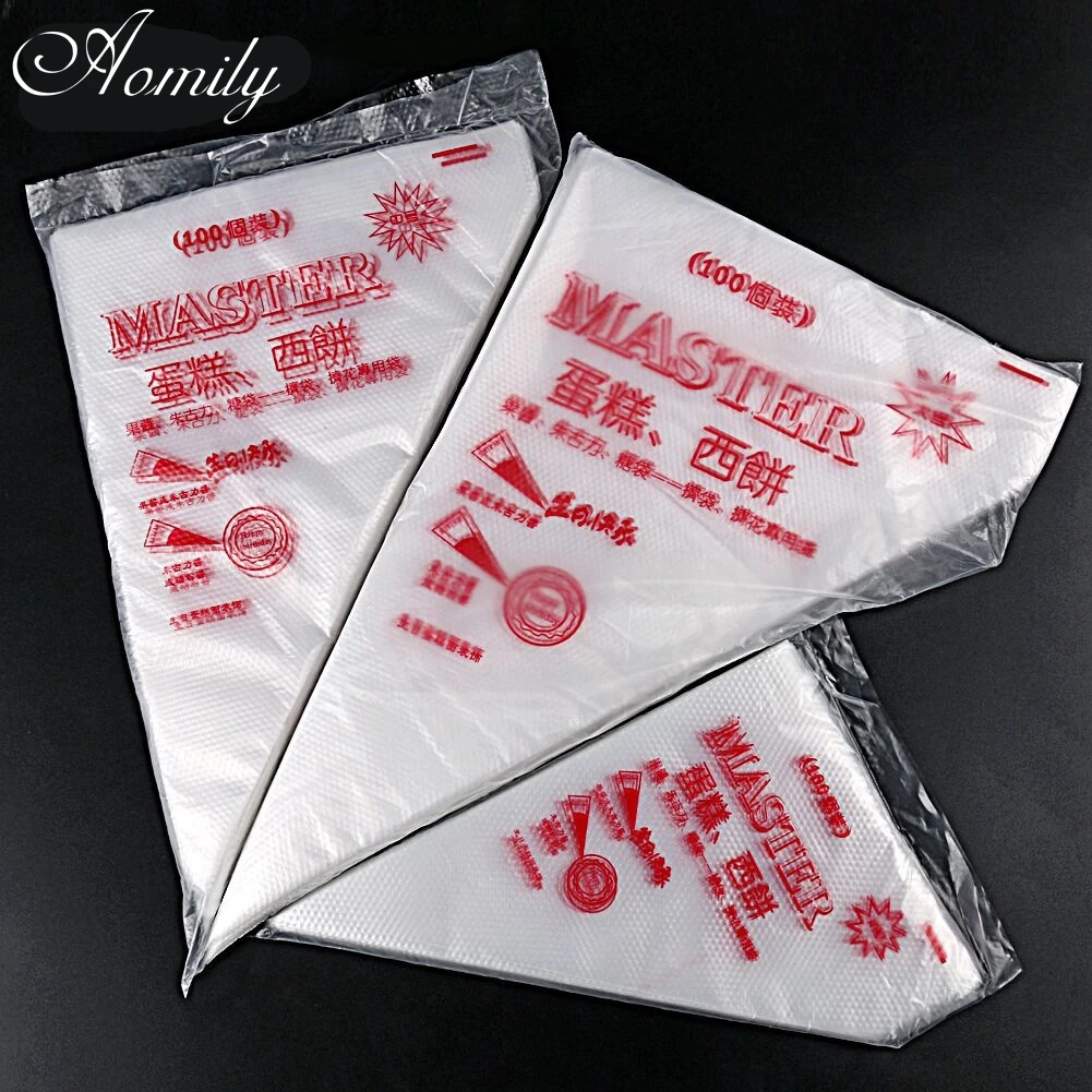 Aomily Disposable 100pcs/Set S/M/L Size Cupcake Cake Icing Piping Bag Convenient Pastry Chocolate Cream Decorating Bags Kitchen
Aomily Disposable 100pcs/Set S/M/L Size Cupcake Cake Icing Piping Bag Convenient Pastry Chocolate Cream Decorating Bags Kitchen
