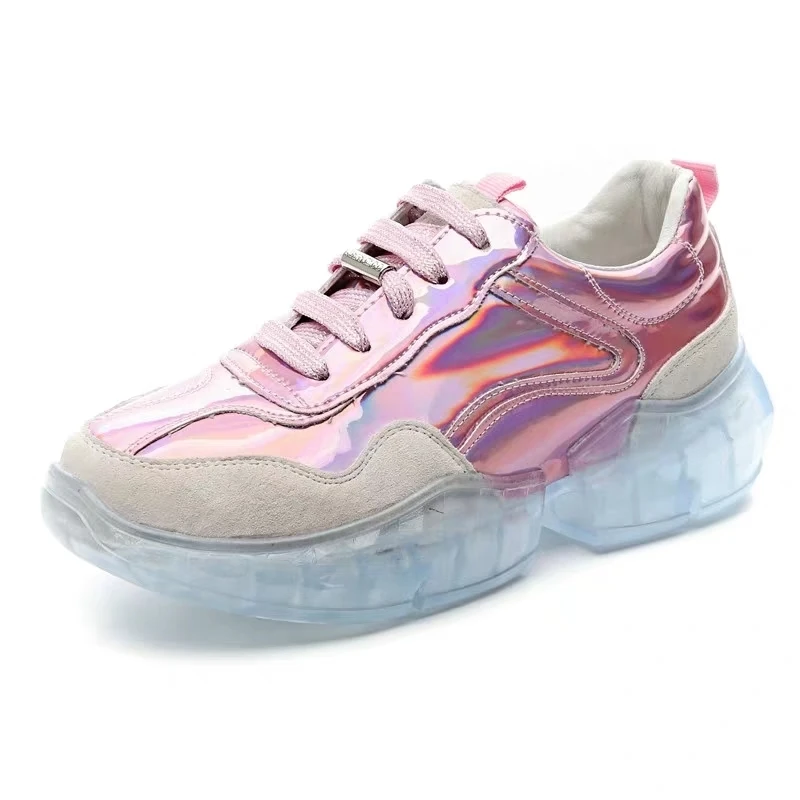 Tenis Feminino 2019 Spring Tide Brand Women Sequin Leather Tennis Shoes Sports Shoes Lady Walking Crystal Platform Shoes Cheap
Tenis Feminino 2019 Spring Tide Brand Women Sequin Leather Tennis Shoes Sports Shoes Lady Walking Crystal Platform Shoes Cheap