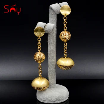 Sunny Jewelry Fashion Jewelry 2020 Long Drop Dangle Women's Earrings Exquisite Jewelry African Beads Hollow For Wedding Party
Sunny Jewelry Fashion Jewelry 2020 Long Drop Dangle Women's Earrings Exquisite Jewelry African Beads Hollow For Wedding Party