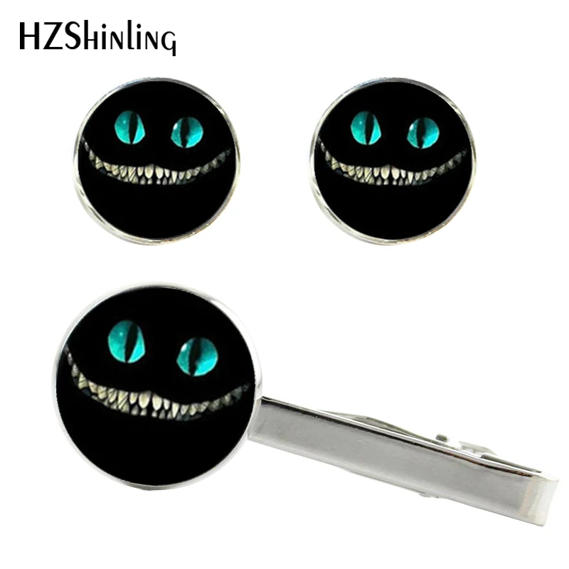 2017 New Cheshire Cat Evil Smile Tie Clip Alice In Wonderland Cufflink Silver Handmade Clips & Cufflinks Set Gifts Men CT-0092
2017 New Cheshire Cat Evil Smile Tie Clip Alice In Wonderland Cufflink Silver Handmade Clips & Cufflinks Set Gifts Men CT-0092