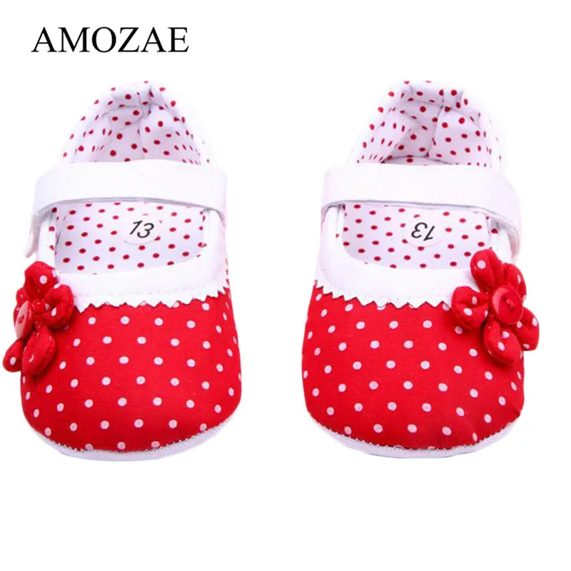 1 Pair Baby Girls Shoes Newborn Print Dots With Flowers First Walker Soft Sloes Party Wedding Baby Shoes Anti-slip Toddler
1 Pair Baby Girls Shoes Newborn Print Dots With Flowers First Walker Soft Sloes Party Wedding Baby Shoes Anti-slip Toddler