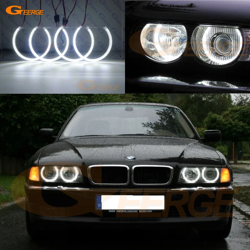 For BMW E38 740i 750i 730d 740d 728i 1995-2001 XENON headlight Excellent smd led angel eyes Ultra bright SMD led Angel Eyes kit
For BMW E38 740i 750i 730d 740d 728i 1995-2001 XENON headlight Excellent smd led angel eyes Ultra bright SMD led Angel Eyes kit