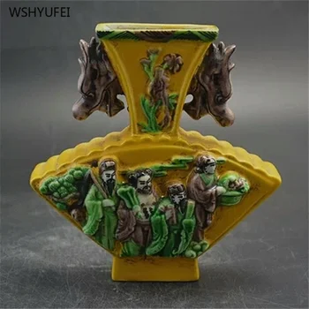 Direct sales retro embossed figure Eight Immortals figure antique vase antique porcelain collection classical ornaments
Direct sales retro embossed figure Eight Immortals figure antique vase antique porcelain collection classical ornaments