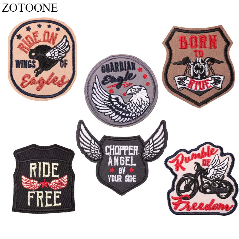 ZOTOONE Iron on Motorcycle Patch for Clothes Jacket Badge Applique Embroidery Eagle Bike Tactical Patches for Backpack DIY
ZOTOONE Iron on Motorcycle Patch for Clothes Jacket Badge Applique Embroidery Eagle Bike Tactical Patches for Backpack DIY