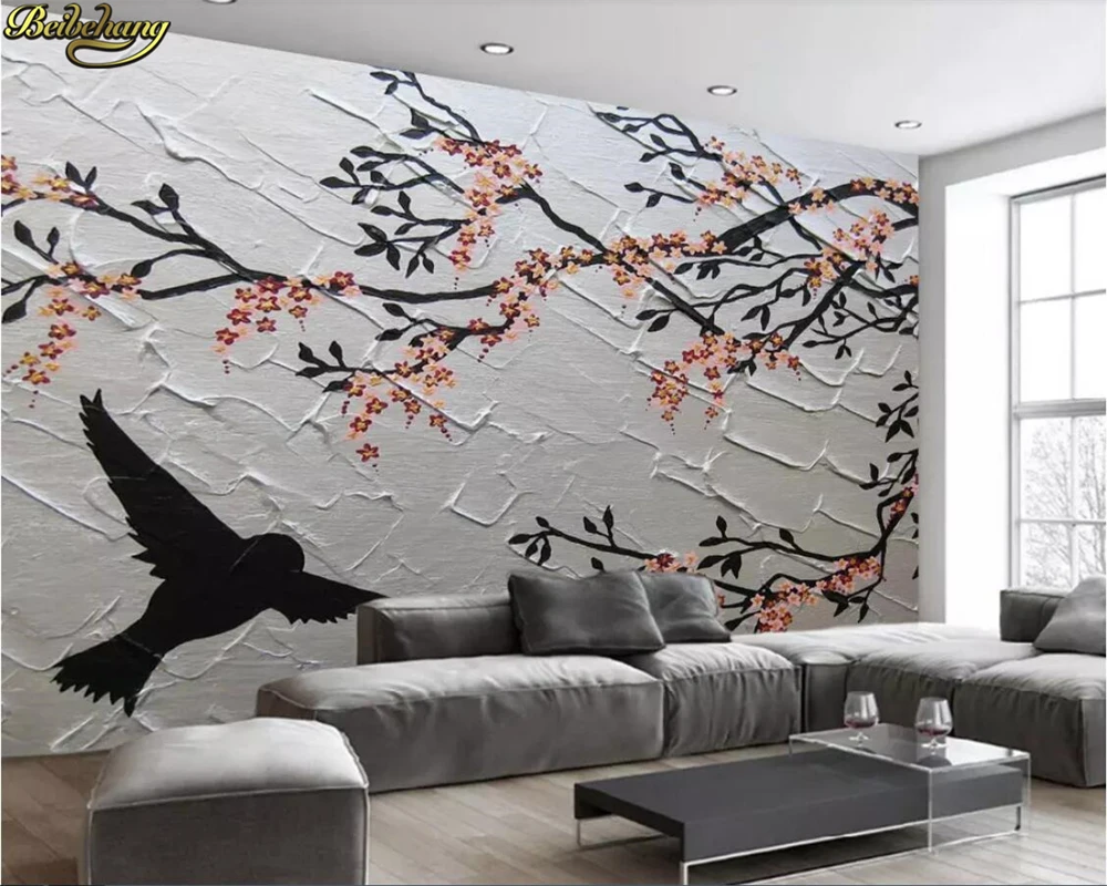 beibehang Custom Photo Wallpaper Mural New Chinese Emboss Plum Watercolor Bird Decorative wall papers home decor papel de parede
beibehang Custom Photo Wallpaper Mural New Chinese Emboss Plum Watercolor Bird Decorative wall papers home decor papel de parede