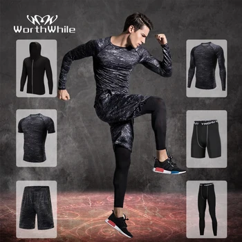 WorthWhile Men's Tracksuit Compression Sports Suit Gym for Fitness Clothes Training Exercise Workout Running Jogging Sport Wear
WorthWhile Men's Tracksuit Compression Sports Suit Gym for Fitness Clothes Training Exercise Workout Running Jogging Sport Wear