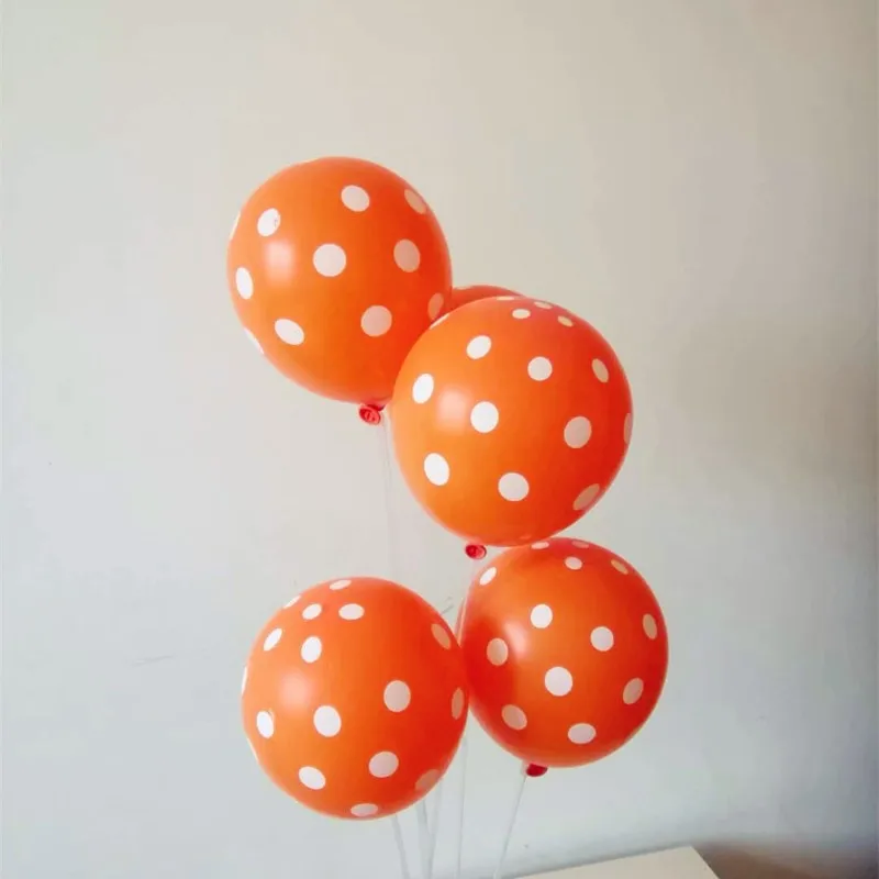 30 Latex Balloons 12 Inch 2.8g Spherical Orange White Dot Balloon Inflatable Wedding Air Ball Birthday Party Decorations Kids
30 Latex Balloons 12 Inch 2.8g Spherical Orange White Dot Balloon Inflatable Wedding Air Ball Birthday Party Decorations Kids