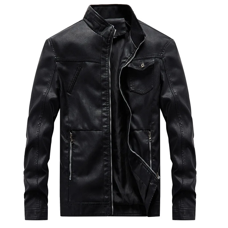 Men's Leather Jacket Spring Autumn Male Casual Motorcycle PU Leather Jacket Coat Men Clothing jaqueta de couro Plus size 6XL
Men's Leather Jacket Spring Autumn Male Casual Motorcycle PU Leather Jacket Coat Men Clothing jaqueta de couro Plus size 6XL