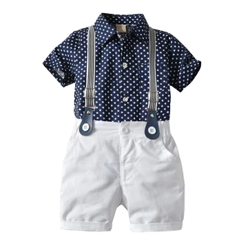 Toddler Boy Clothes Set Navy Stars Shirt Tops + White Shorts with Belt Fashion Clothing Set for Baby Boy Short Suit
Toddler Boy Clothes Set Navy Stars Shirt Tops + White Shorts with Belt Fashion Clothing Set for Baby Boy Short Suit