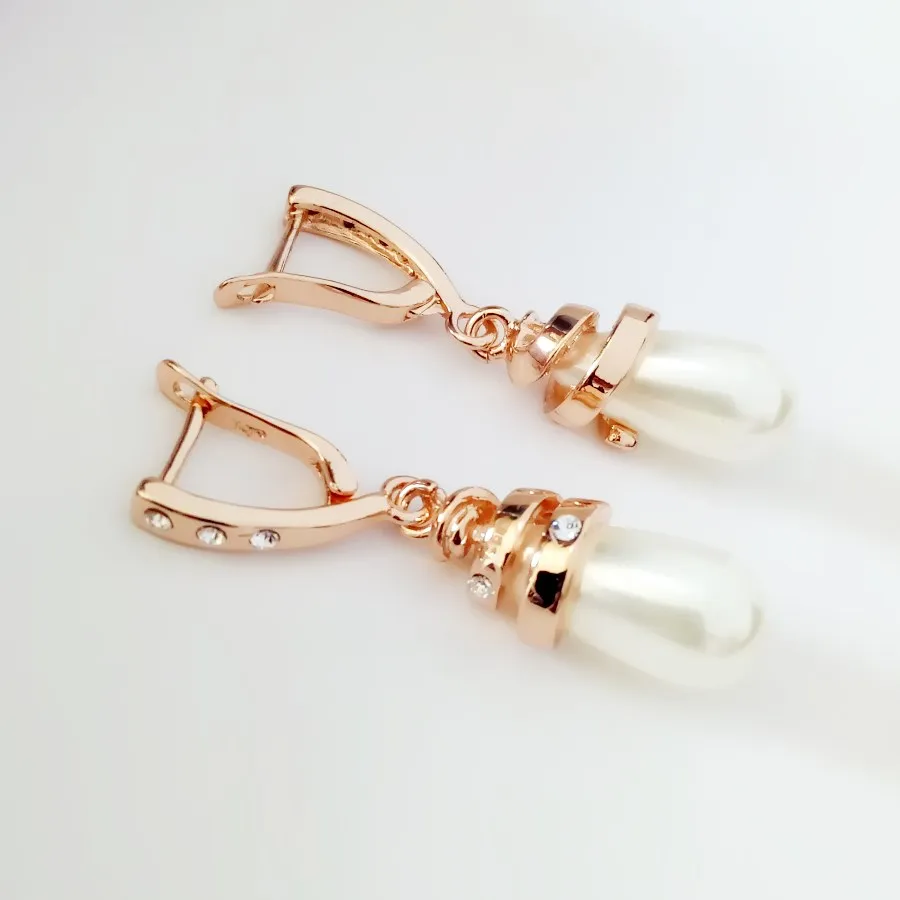 Earring 2019 585 Gold Color Earring New Fashion Jewelry Pearl Long Drop Earrings Women Office Earrings
Earring 2019 585 Gold Color Earring New Fashion Jewelry Pearl Long Drop Earrings Women Office Earrings