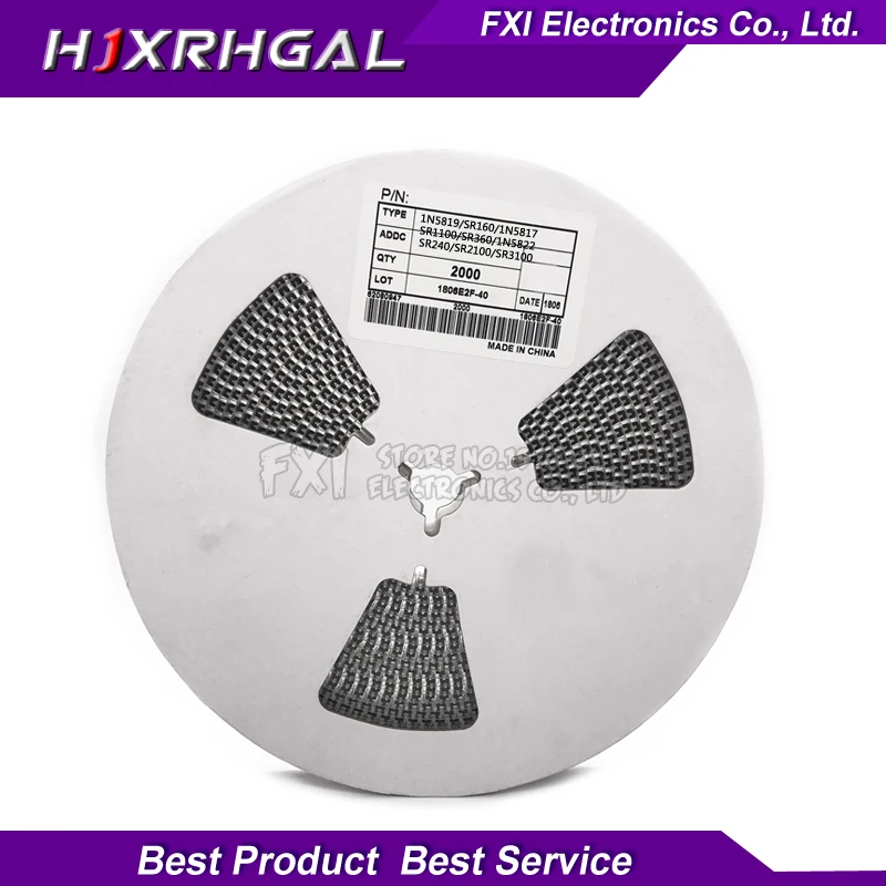2000PCS 1N5819 SS14 1N5822 SS34 SR160 SS16 1N5817 SS12 SR1100 SS110 SR360 SS36 SR240 SS24 SR2100 SS210 SS310 SMA Rectifier diode 
2000PCS 1N5819 SS14 1N5822 SS34 SR160 SS16 1N5817 SS12 SR1100 SS110 SR360 SS36 SR240 SS24 SR2100 SS210 SS310 SMA Rectifier diode