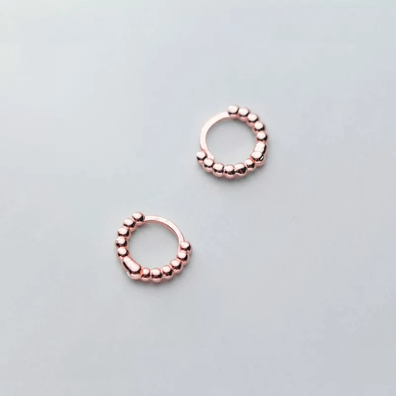 925 Sterling Silver 7MM/10MM Hoop Earring Ear Cuff Clip For Women Girls Fashion Small Beads Huggies Earrings Silver Jewelry
925 Sterling Silver 7MM/10MM Hoop Earring Ear Cuff Clip For Women Girls Fashion Small Beads Huggies Earrings Silver Jewelry
