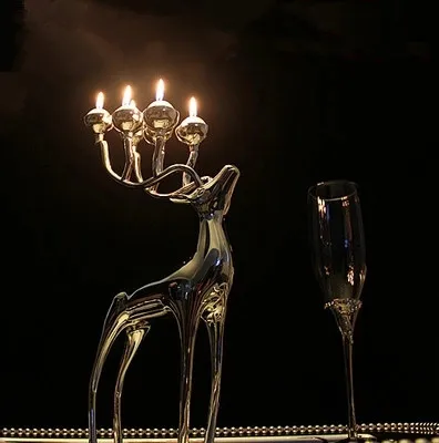 creative siliver/gold plated alloy deer sculpture candle holders for weeding decorations romantic candle stand metal candlestick
creative siliver/gold plated alloy deer sculpture candle holders for weeding decorations romantic candle stand metal candlestick