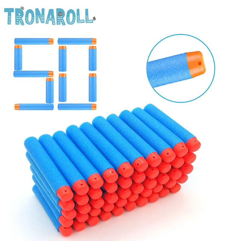 50 Pcs Soft Hollow Hole Head 7.2cm Refill Dart Toy Gun Bullets for Nerf Bullets N-strike Elite Series Soft Shoot Dart Gun Toy
50 Pcs Soft Hollow Hole Head 7.2cm Refill Dart Toy Gun Bullets for Nerf Bullets N-strike Elite Series Soft Shoot Dart Gun Toy