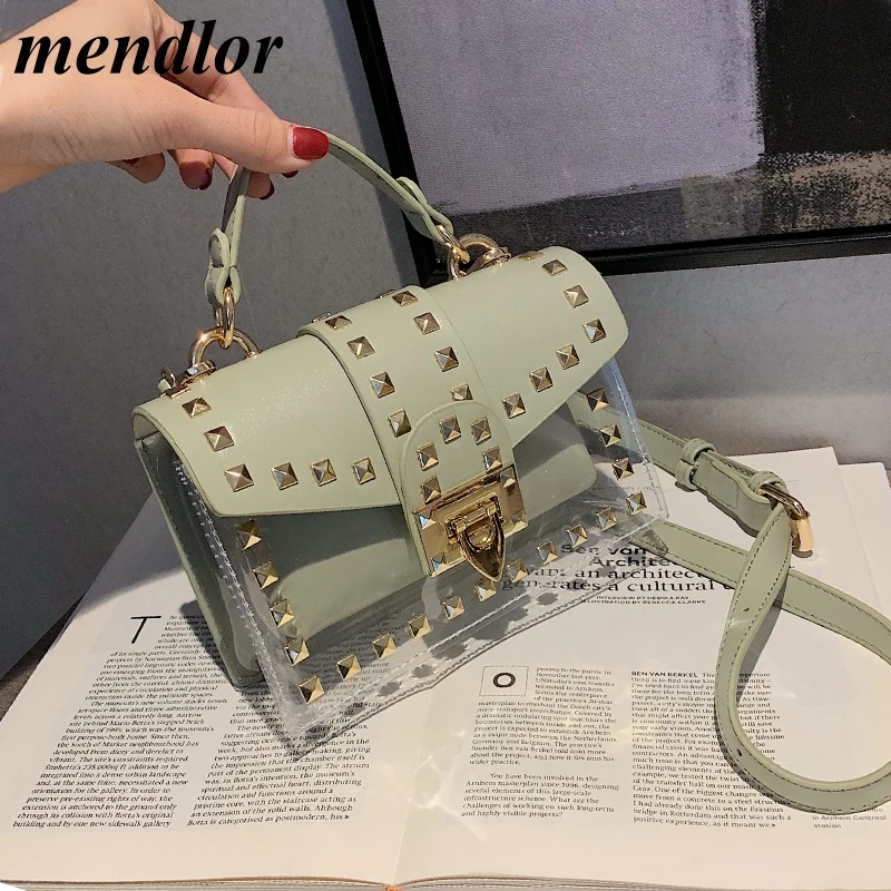 Transparent Rivet tote clear jelly women bag set Composite beach messenger ladies summer handbag 2019 leather crossbody shoulder
Transparent Rivet tote clear jelly women bag set Composite beach messenger ladies summer handbag 2019 leather crossbody shoulder