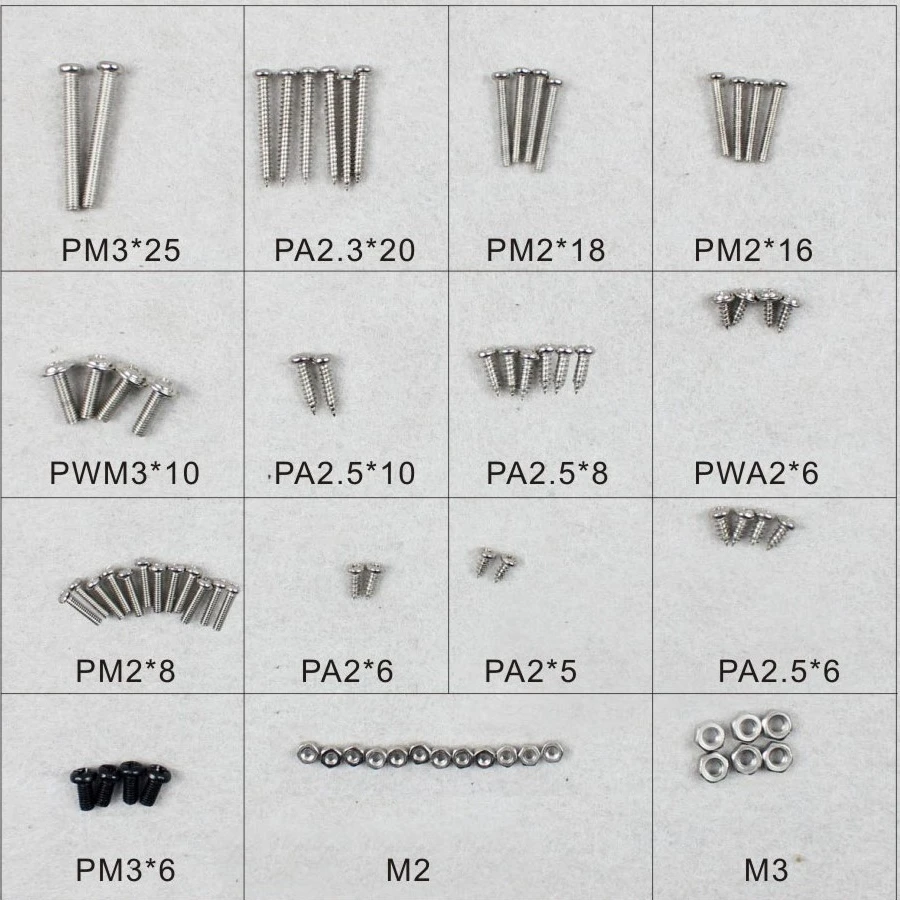 Dynam Devil 3D Sport Aerobatic Bi-Plane Screws Nuts Sets Devil-16 | Игрушки и хобби