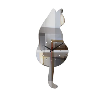 new sale diy wall clock cat quartz watch clocks acrylic mirror wall sticker home decoration living room still life stickers
new sale diy wall clock cat quartz watch clocks acrylic mirror wall sticker home decoration living room still life stickers