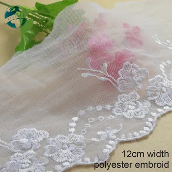 3yard 12cm wide embroid lace sewing ribbon guipure trim fabric warp knitting DIY Garment Accessories doll lace wedding lace#3423
3yard 12cm wide embroid lace sewing ribbon guipure trim fabric warp knitting DIY Garment Accessories doll lace wedding lace#3423