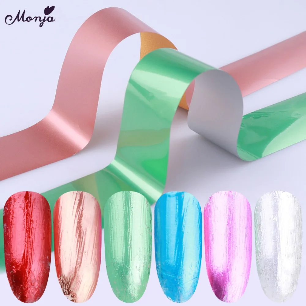 Monja 2.5*100cm 20 Styles Nail Art Starry Sky Transfer Sticker Foil AB Colorful Transfer Holographic Decal Manicure Decoration
Monja 2.5*100cm 20 Styles Nail Art Starry Sky Transfer Sticker Foil AB Colorful Transfer Holographic Decal Manicure Decoration