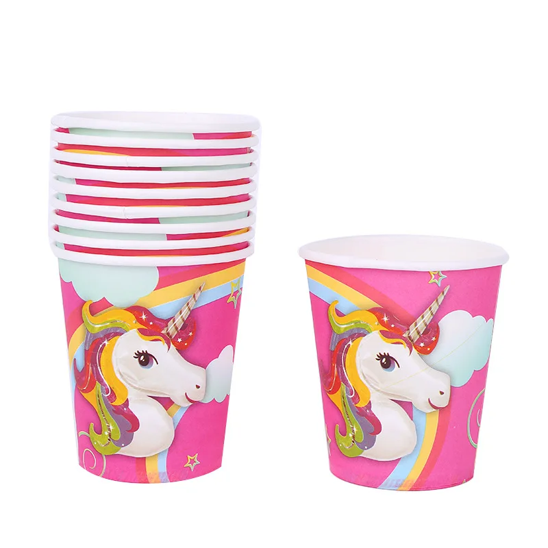 10pcs/set Unicorn Paper Cups Disposable Tableware Wedding Birthday Decorations Theme Festival For Kids Girls Boys Baby Shower
10pcs/set Unicorn Paper Cups Disposable Tableware Wedding Birthday Decorations Theme Festival For Kids Girls Boys Baby Shower