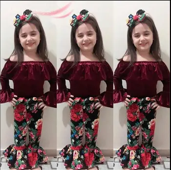 Western fashion suit 2018 autumn small children and girls a word collar dense velvet shirt milk silk horn sleeve pants suit
Western fashion suit 2018 autumn small children and girls a word collar dense velvet shirt milk silk horn sleeve pants suit