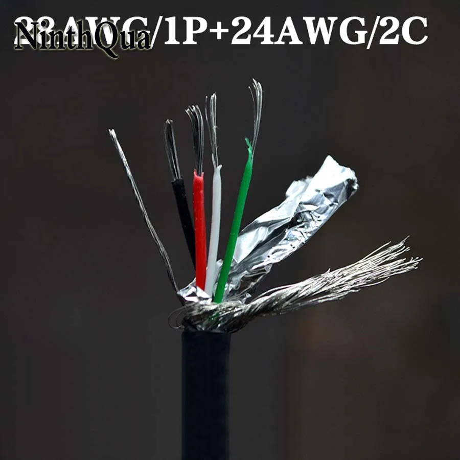 10 metre ul2725 Cable for DIY USB Connector 28AWG/1P+24AWG/2C+Ground with Shielded Wire Data extension Line Charging Cable
10 metre ul2725 Cable for DIY USB Connector 28AWG/1P+24AWG/2C+Ground with Shielded Wire Data extension Line Charging Cable