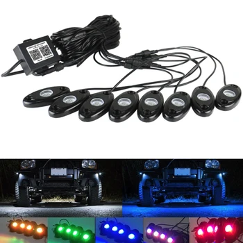 Rock Bluetooth Multicolor Neon LED Interior Car Lighting Kit Waterproof Romantic Atmosphere Lights for ATV SUV Vehicle Boat
Rock Bluetooth Multicolor Neon LED Interior Car Lighting Kit Waterproof Romantic Atmosphere Lights for ATV SUV Vehicle Boat