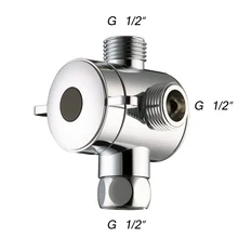 Т образный адаптер для ванной комнаты G 1/2 дюйма клапан