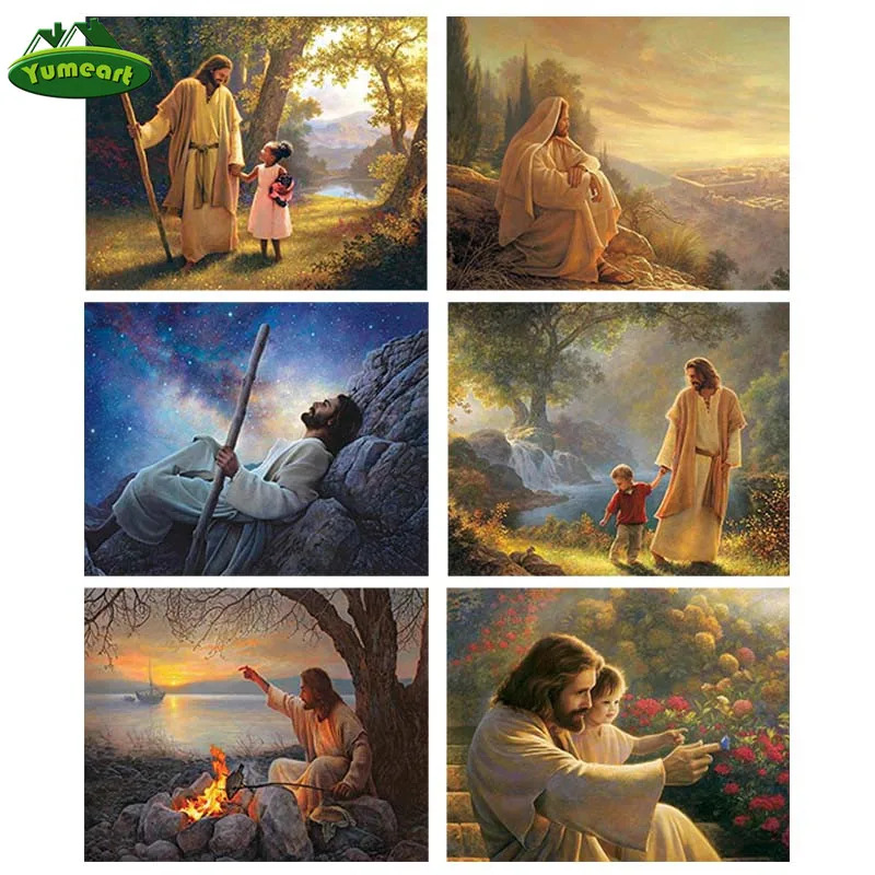 YUMEART 5D DIY Diamond Painting Jesus and Child Religious Savior Cross Stitch Diamond Embroidery Rhinestone Wall Sticker Decor
YUMEART 5D DIY Diamond Painting Jesus and Child Religious Savior Cross Stitch Diamond Embroidery Rhinestone Wall Sticker Decor