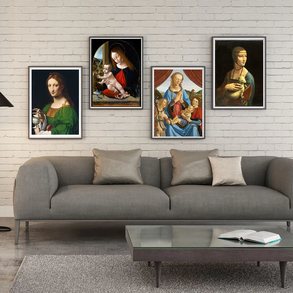 Leonardo da Vinci Madonna Litta (Madonna and the Child) wall art pictures No frame print wall painting decoration art Poster
Leonardo da Vinci Madonna Litta (Madonna and the Child) wall art pictures No frame print wall painting decoration art Poster