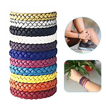 Behogar 12PCS Single-color Natural Non-toxic PU Leather Mosquito Insect Repellent Bracelets Wristbands Mixed Color
Behogar 12PCS Single-color Natural Non-toxic PU Leather Mosquito Insect Repellent Bracelets Wristbands Mixed Color