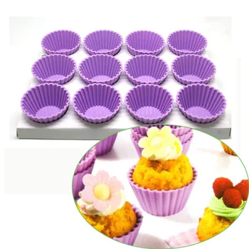 1 dozen DIY Baking Tool purple Silicone Mini Moule Cake Soap Mold Cup Molde De Silicone Bolo Muffin Cupcake Small Thickening
1 dozen DIY Baking Tool purple Silicone Mini Moule Cake Soap Mold Cup Molde De Silicone Bolo Muffin Cupcake Small Thickening