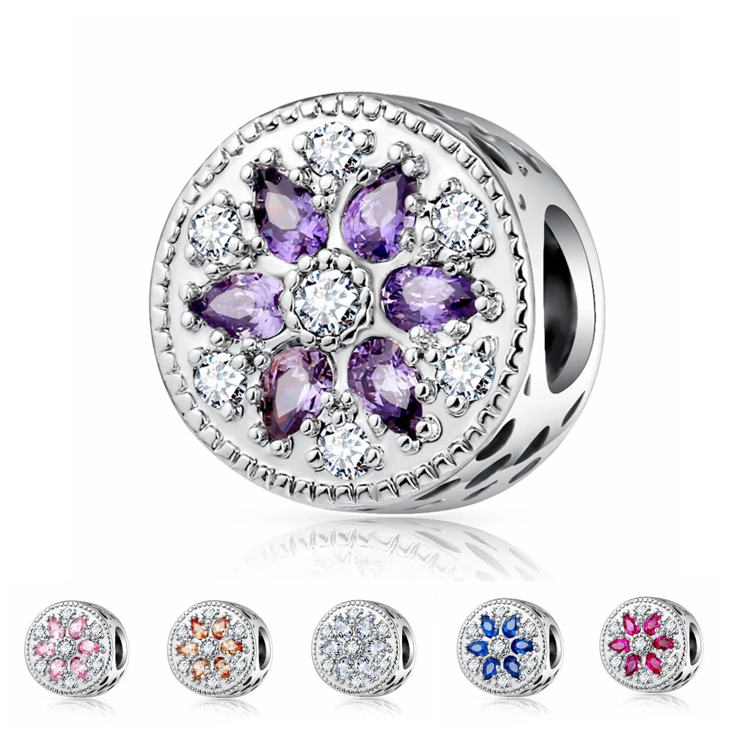 Fashion Romantic pan charms silver 925 original Fit Pandora Bracelet Necklace DIY purple Crystal beads for jewelry making
Fashion Romantic pan charms silver 925 original Fit Pandora Bracelet Necklace DIY purple Crystal beads for jewelry making