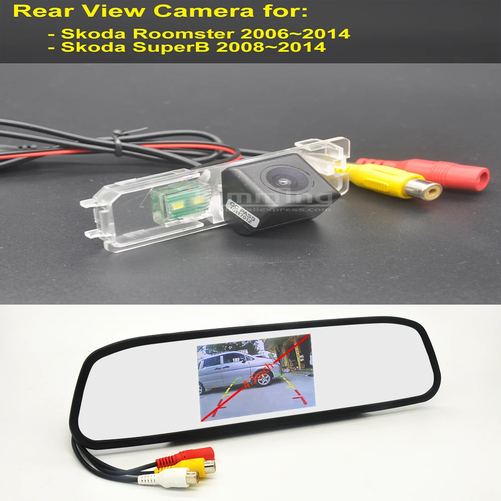 Car Rear View Camera for Skoda Roomster Type 5J Superb 2006~2014 Wireless Reversing Parking Backup Camera Mirror kit Display
Car Rear View Camera for Skoda Roomster Type 5J Superb 2006~2014 Wireless Reversing Parking Backup Camera Mirror kit Display