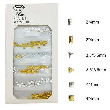 LEAMX Mixed Nail Rivets Gold Nails Art Decoration 2019 New 3D Nail Accessories Triangle Rivet DIY Charms For Manicure L387 
LEAMX Mixed Nail Rivets Gold Nails Art Decoration 2019 New 3D Nail Accessories Triangle Rivet DIY Charms For Manicure L387
