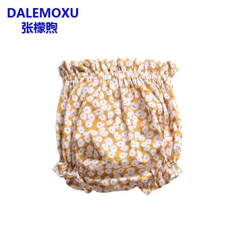 DALEMOXU/детское нижнее белье с рюшами для девочек милые короткие трусики цветочным