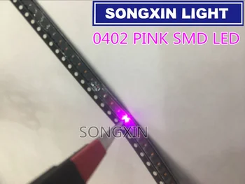 200pcs LED 0402 1005 9000K 2V 3V pink Surface Mount SMT Chip Beads LED Light Emitting Diode
200pcs LED 0402 1005 9000K 2V 3V pink Surface Mount SMT Chip Beads LED Light Emitting Diode