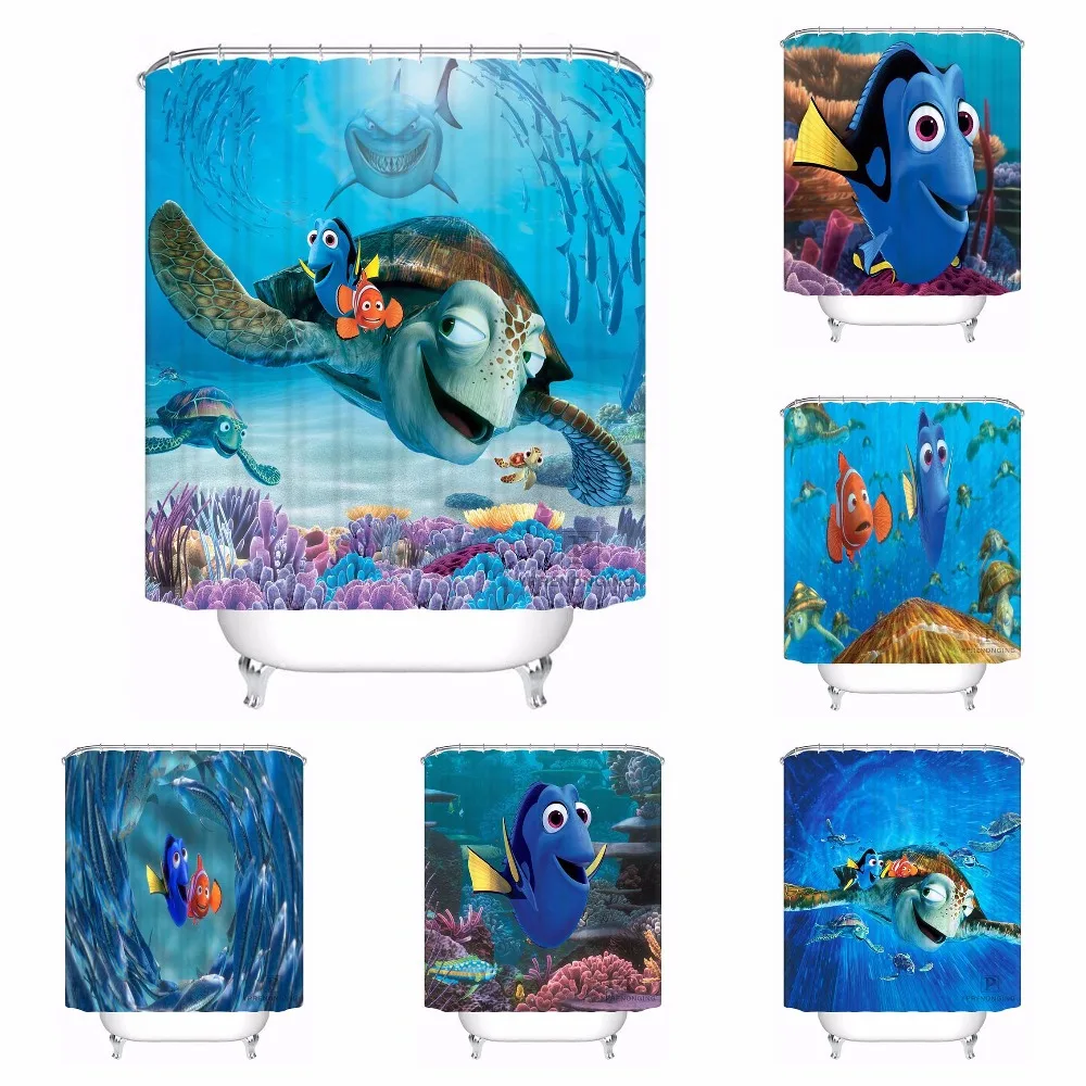 Custom Waterproof Shower Curtain Finding Nemo Printed Bathroom Decor Various Sizes #180324-01-06
Custom Waterproof Shower Curtain Finding Nemo Printed Bathroom Decor Various Sizes #180324-01-06