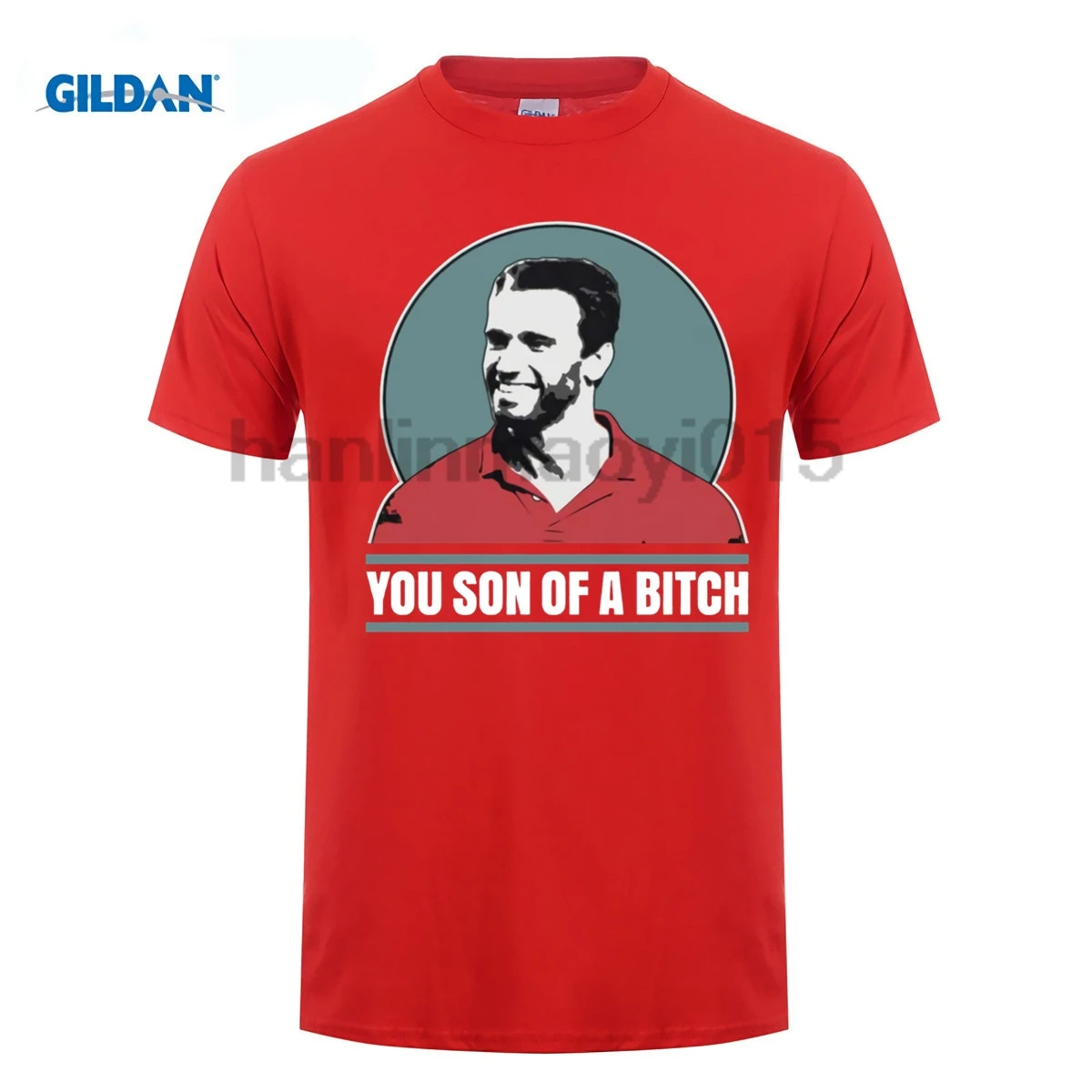 GILDAN 100% Cotton O-neck printed T-shirt Predator T Shirt Arnie Dutch You Son Of A Bitch | Мужская одежда