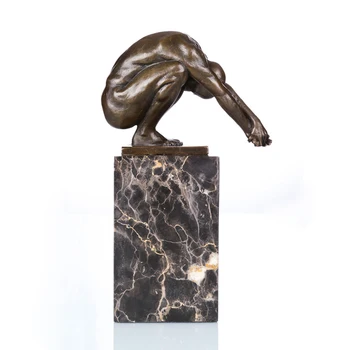Nude Man Sculpture Taking Exercise Naked Male Bronze Statue Figurine Art for Gym Decoration
Nude Man Sculpture Taking Exercise Naked Male Bronze Statue Figurine Art for Gym Decoration
