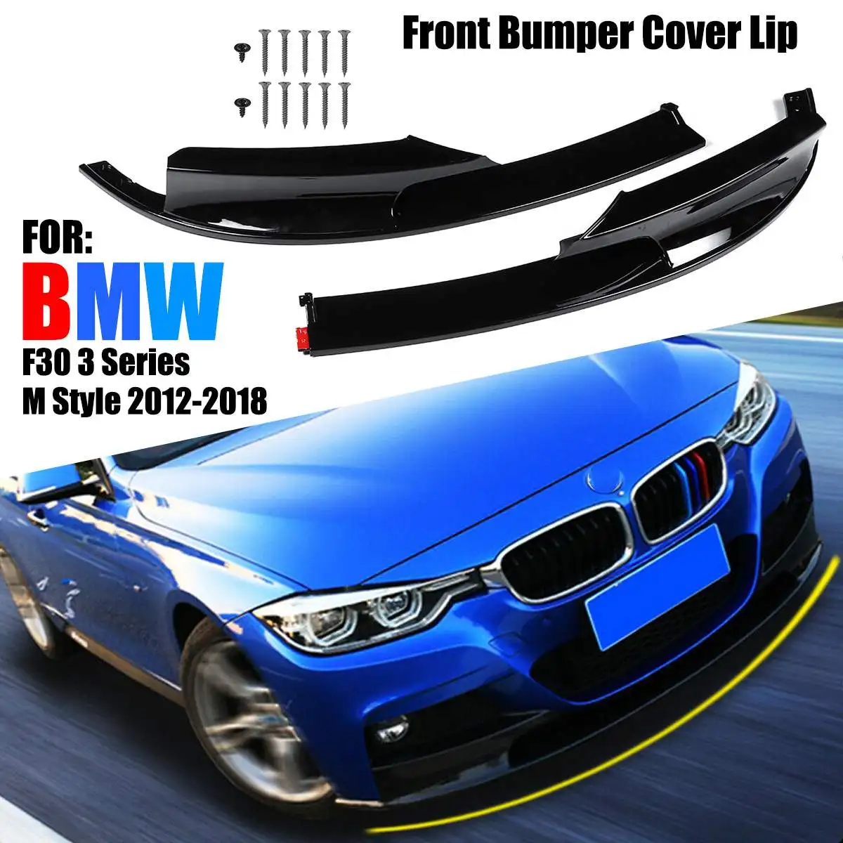2pcs Front Bumper Cover Lip Front Bumper Only for BMW F30 3 Series M Style 2012 2013 2014 2015 2016 2017 2018 Sports Version
2pcs Front Bumper Cover Lip Front Bumper Only for BMW F30 3 Series M Style 2012 2013 2014 2015 2016 2017 2018 Sports Version