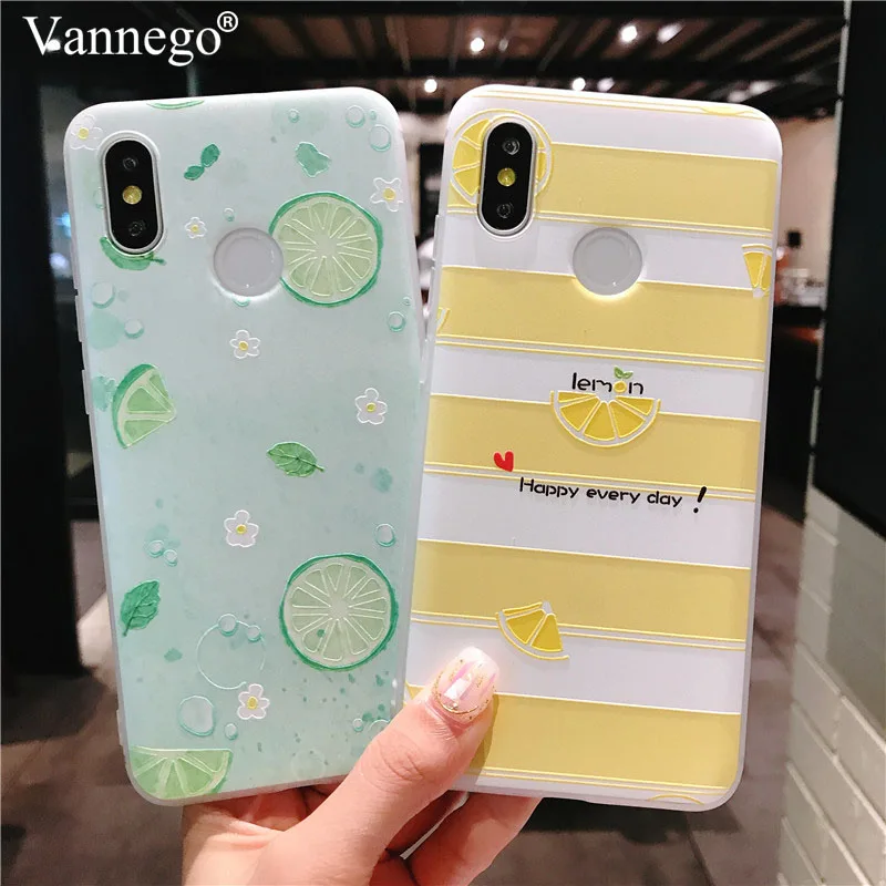 Vannego phone case for Xiaomi MI 8 6X 5X MIX2 MIX 2S Redmi 4X Note 5 Note 5A lemon Painted 3D Relief soft TPU cover case coque
Vannego phone case for Xiaomi MI 8 6X 5X MIX2 MIX 2S Redmi 4X Note 5 Note 5A lemon Painted 3D Relief soft TPU cover case coque