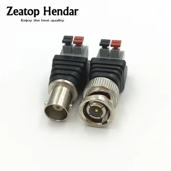 100Pcs BNC Male or Female Terminal UTP AV Audio Video Balun Jack Adapter Plug Pressed Connected for Camera CCTV cable Connector
100Pcs BNC Male or Female Terminal UTP AV Audio Video Balun Jack Adapter Plug Pressed Connected for Camera CCTV cable Connector